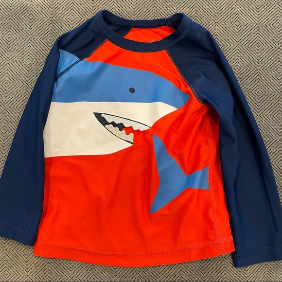 NWOT Gap Swim Shorts & Long Sleeve Rash Guard 18-24M - Picture 4 of 6